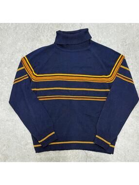 VNTG Cellini Knit Collection Striped Turtleneck Sweater